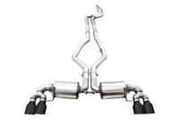 AWE Touring Edition Non-Resonated Cat-Back Exhaust w/ Diamond Black Tips for BMW G20 M340i B58 Turbo (2019+) - 3015-43156 view 5