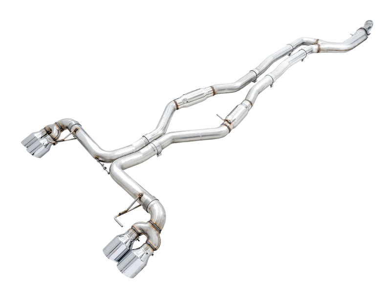 AWE Tuning Cat-Back Exhaust for BMW G20 M340i (2019+) - 3020-42078
