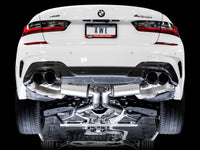 AWE Touring Edition Non-Resonated Cat-Back Exhaust w/ Diamond Black Tips for BMW G20 M340i B58 Turbo (2019+) - 3015-43156 view 3