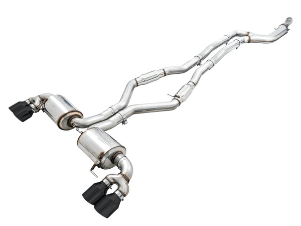AWE Tuning Cat-Back Exhaust for BMW G20 M340i (2019+) - 3015-43158