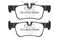 EBC Yellowstuff Rear Brake Pads for BMW X1 (2016-2018) - DP42235R view 2
