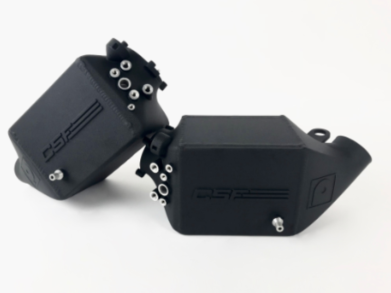 CSF 8109 2012-2016 BMW M5 F10 12-18 BMW M6 F06 F12 F13 CSF Twin Charge-Air-Cooler Set Crinkle Black