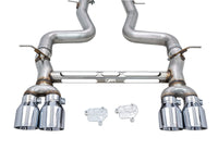 AWE Gen2 Track Edition Cat-Back Exhaust w/ Chrome Silver Tips for BMW F80/F82 M3 M4 S55 Twin Turbo (2015-2020) - 3020-42082 view 2