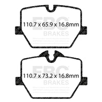 EBC Yellowstuff Rear Brake Pads for BMW G29 Z4 B46/B58 Turbo (2019-2026) - DP42415R view 3