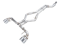 AWE Tuning Cat-Back Exhaust for BMW G42 M240i B58 Turbo (2022-2026) Track Edition Chrome Silver Tips - 3020-42240 view 2