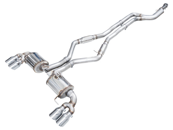 AWE Tuning Cat-Back Exhaust for BMW G42 M240i (2022-2026) - 3015-42240