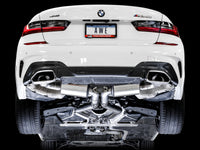 AWE Touring Edition Non-Resonated Cat-Back Exhaust for BMW G20 M340i, Retains Stock Tips B58 Turbo (2019+) - 3015-11058 view 2