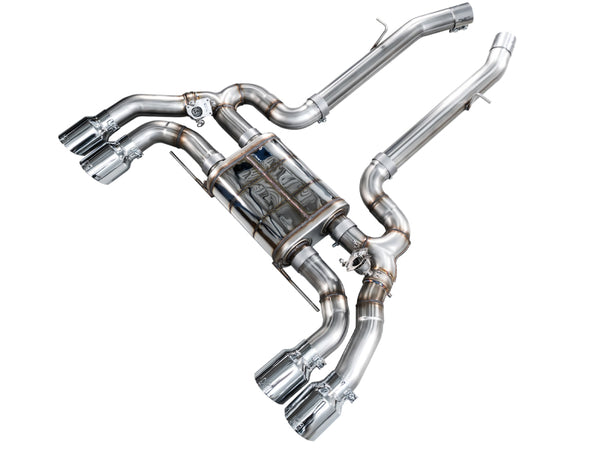 AWE Tuning Axle-Back Exhaust for BMW F97 X3 M (2020-2025) - 3025-42301