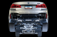 AWE Tuning Cat-Back Exhaust for BMW F90 M5 S63 Twin Turbo (2018-2019) Diamond Black Tips - 3025-43066 view 2