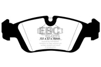 EBC Redstuff Front Brake Pads for BMW Z3 (1997-1998) - DP3914C view 2