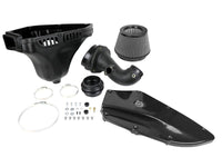 aFe Magnum FORCE Stage-2 Si Cold Air Intake Carbon Fiber Look Trim w/ Pro DRY S for BMW E90/E91/E92/E93 3 Series N52 (2006-2011) - 51-81012-C view 3
