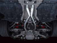 AWE Track Edition Cat-Back Exhaust w/ Diamond Black Tips for BMW G80/G82 M3 M4 S58 Twin Turbo - 3020-42482 view 2