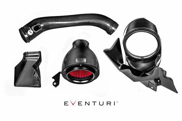 Eventuri Air Intake, Gloss Carbon for BMW F87 M2 N55/S55 (2016-2021) - EVE-N55V2-CF-INT