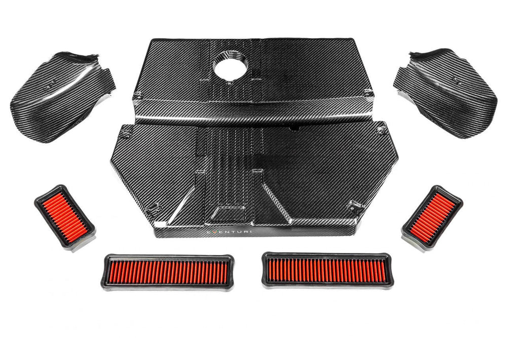 Eventuri Airbox Lid, Gloss Carbon for BMW F97/F98 X3 M/X4 M S58 (2020-2024) - EVE-FX34M-CF-INT