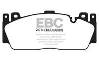 EBC Yellowstuff Front Brake Pads for BMW F10 M5 S63 Twin Turbo (2012-2016) - DP42148R view 2