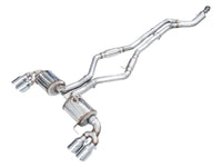AWE Tuning Cat-Back Exhaust for BMW G42 M240i B58 Turbo (2022-2026) Touring Edition Chrome Silver Tips - 3015-42240 view 2