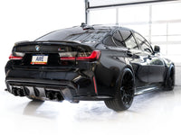 AWE SwitchPath Cat-Back Exhaust w/ Diamond Black Tips for BMW G80/G82 M3 M4 S58 Twin Turbo - 3025-42480 view 4