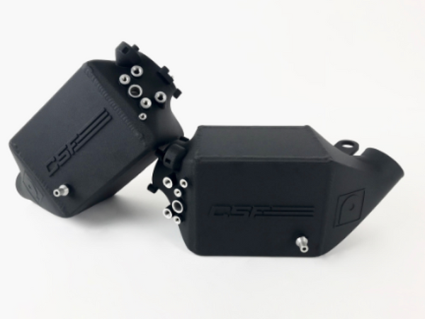 CSF 8109 2012-2016 BMW M5 F10 12-18 BMW M6 F06 F12 F13 CSF Twin Charge-Air-Cooler Set Crinkle Black