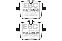 EBC Bluestuff Rear Brake Pads for BMW F90 M5 S63 Twin Turbo (2018-2023) - DP52320NDX view 3