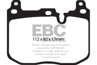 EBC RP-X Front Brake Pads for BMW M2 (2016-2018) - DP82130RPX view 3