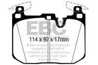 EBC Bluestuff Front Brake Pads for BMW F87 M2 N55 Turbo (2016-2018) - DP52360NDX view 3