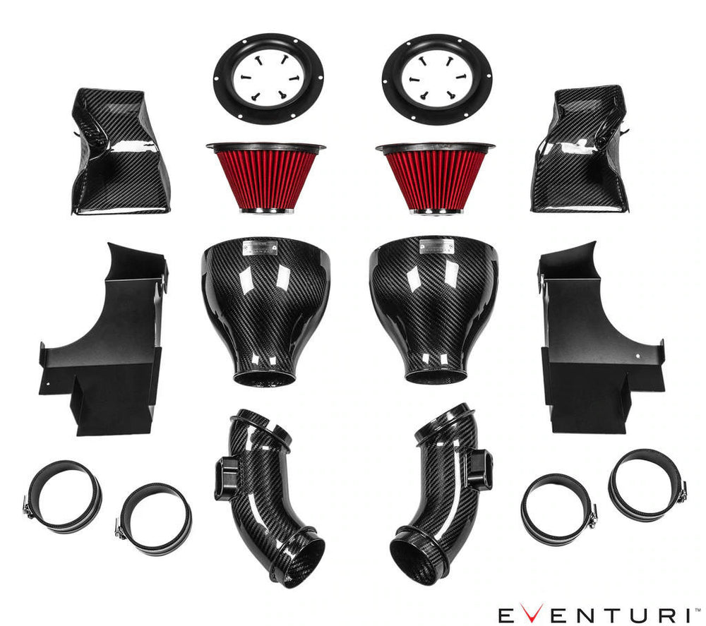 Eventuri Air Intake, Gloss Carbon for BMW F10 M5 S63TU (2011-2016) - EVE-F10M5-CF-INT